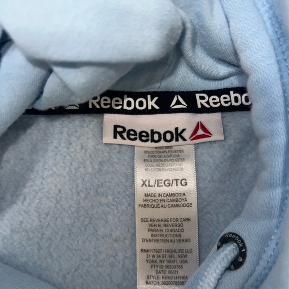 Reebok Light Blue Pullover with Logo - Picture 8 of 9